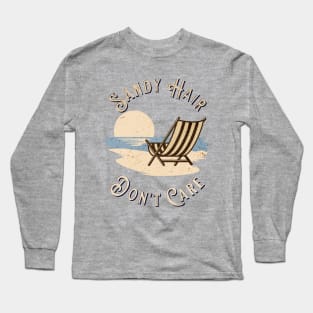 Sandy Hair Don't Care Long Sleeve T-Shirt